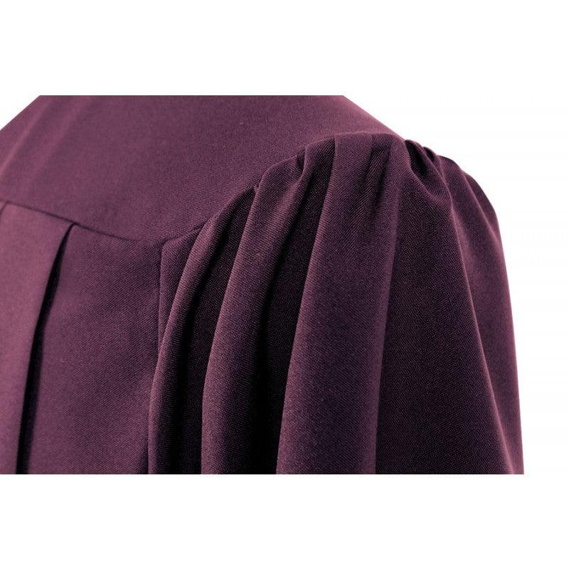 Matte Maroon Bachelors Academic Cap & Gown - Graduation Gown 