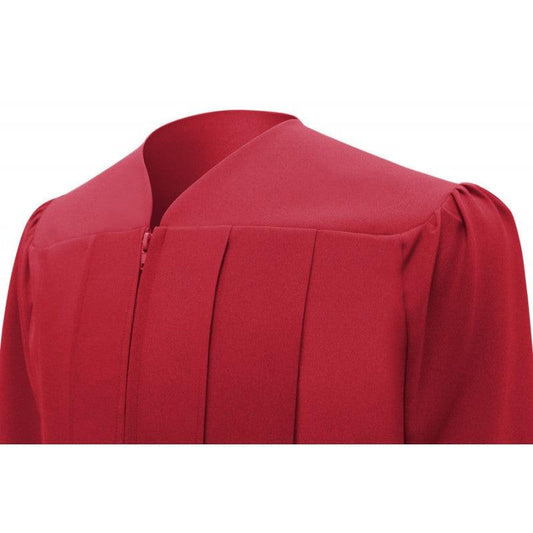 Matte Red Elementary Cap & Gown - Graduation Gown 