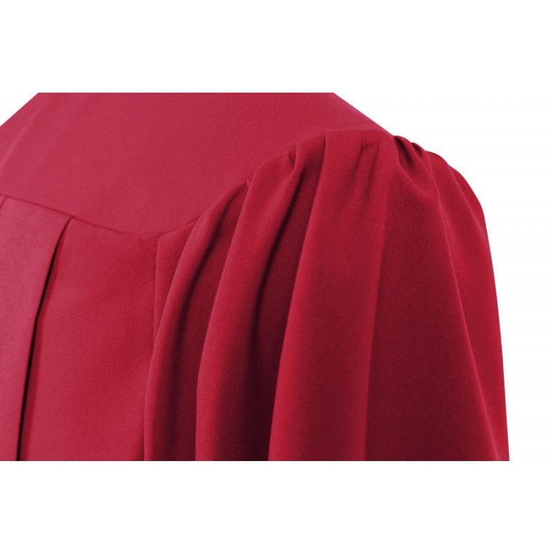 Matte Red Bachelors Academic Cap & Gown - Graduation Gown 
