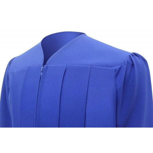 Matte Royal Blue High School Cap & Gown - Graduation Gown 