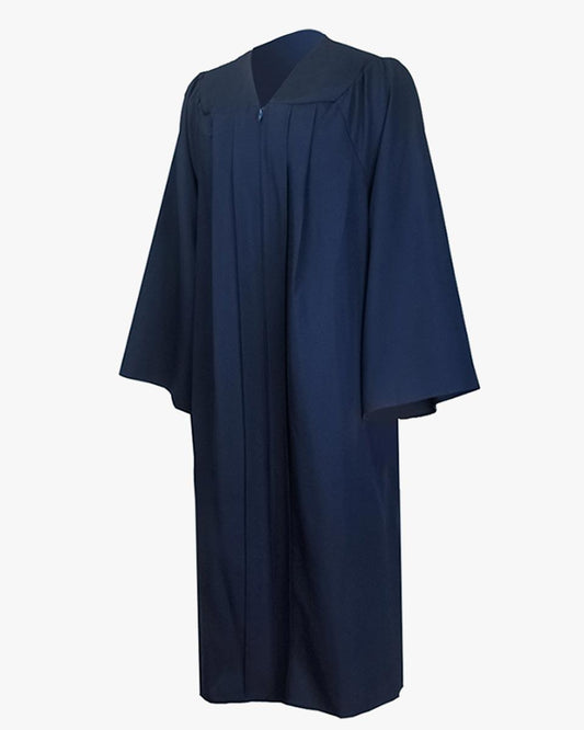 High School Premium Matte Graduation Gown Only - Navy TEST - Graduation Gown 