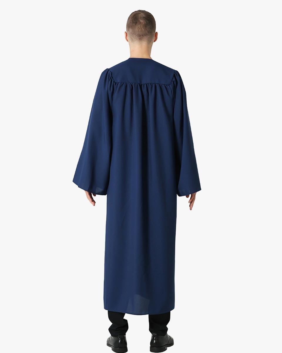 High School Premium Matte Graduation Gown Only - Navy TEST - Graduation Gown 