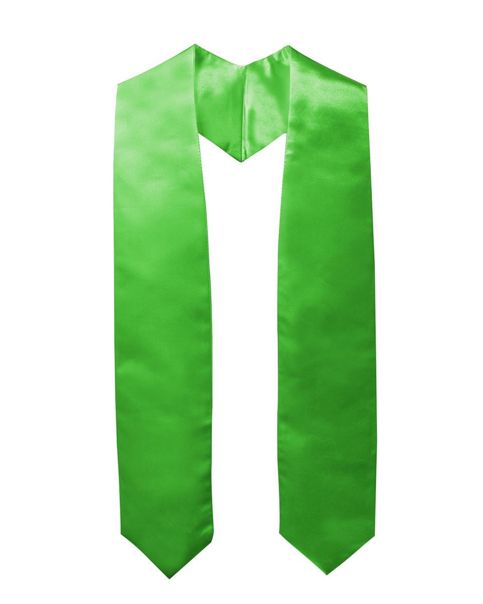 Plain Graduation Stole - 16 Colors Available - Graduation Gown 