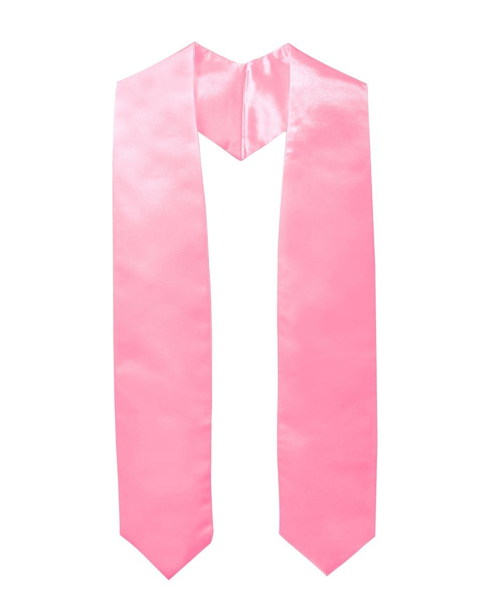 Plain Graduation Stole - 16 Colors Available - Graduation Gown 