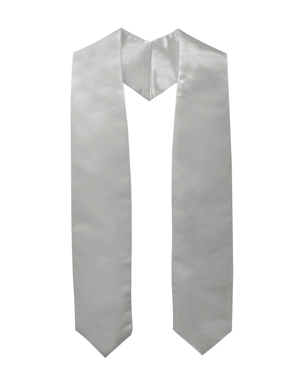 Plain Graduation Stole - 16 Colors Available - Graduation Gown 
