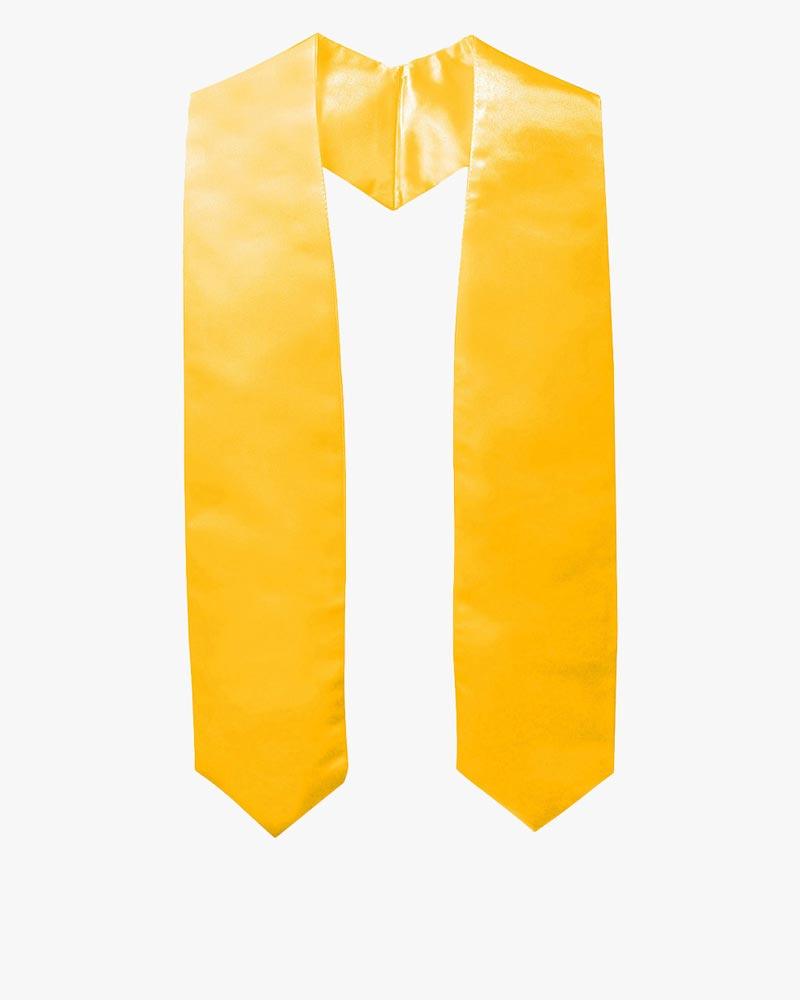 Plain Graduation Stole (Youth) - 15 Colors Available - Graduation Gown 