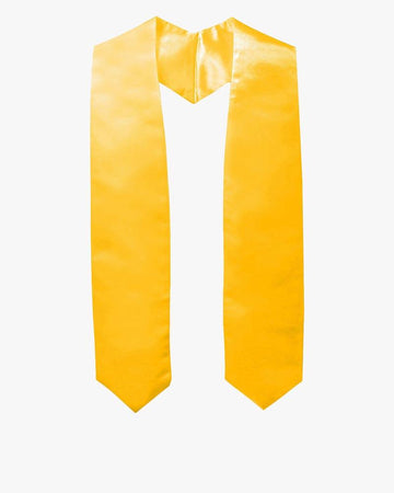 Plain Graduation Stole (Youth) - 15 Colors Available - Graduation Gown 