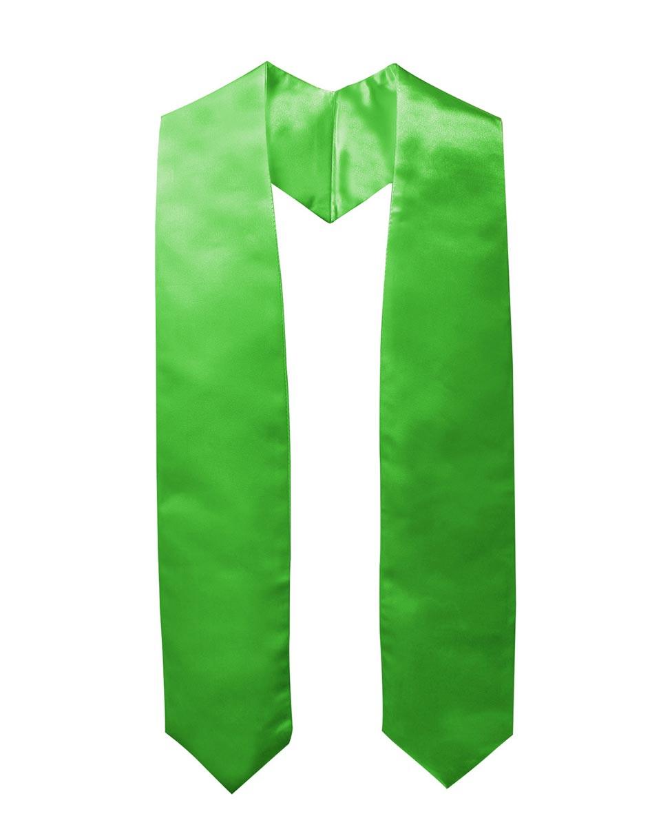 Plain Graduation Stole (Youth) - 15 Colors Available - Graduation Gown 