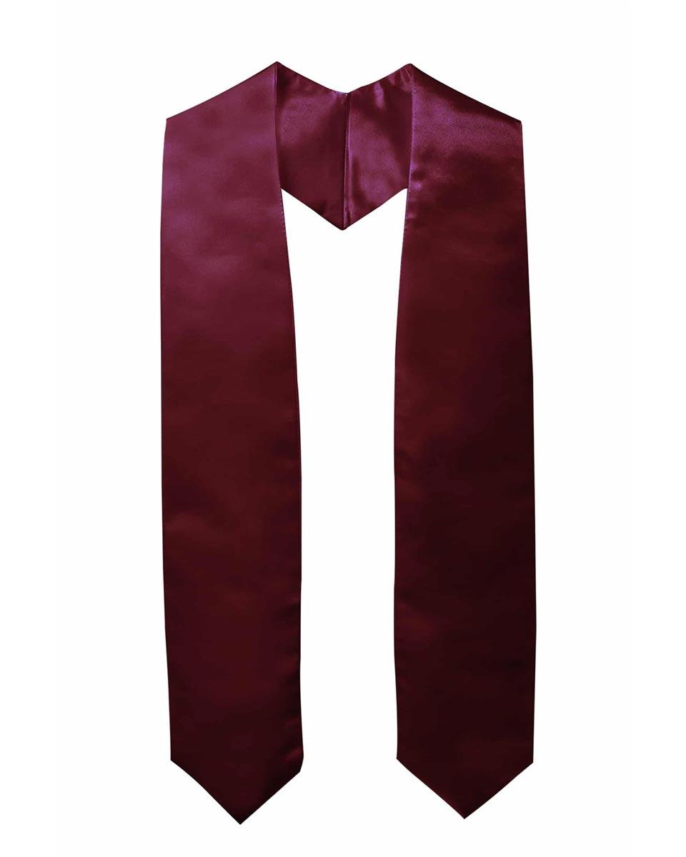 Plain Graduation Stole (Youth) - 15 Colors Available - Graduation Gown 