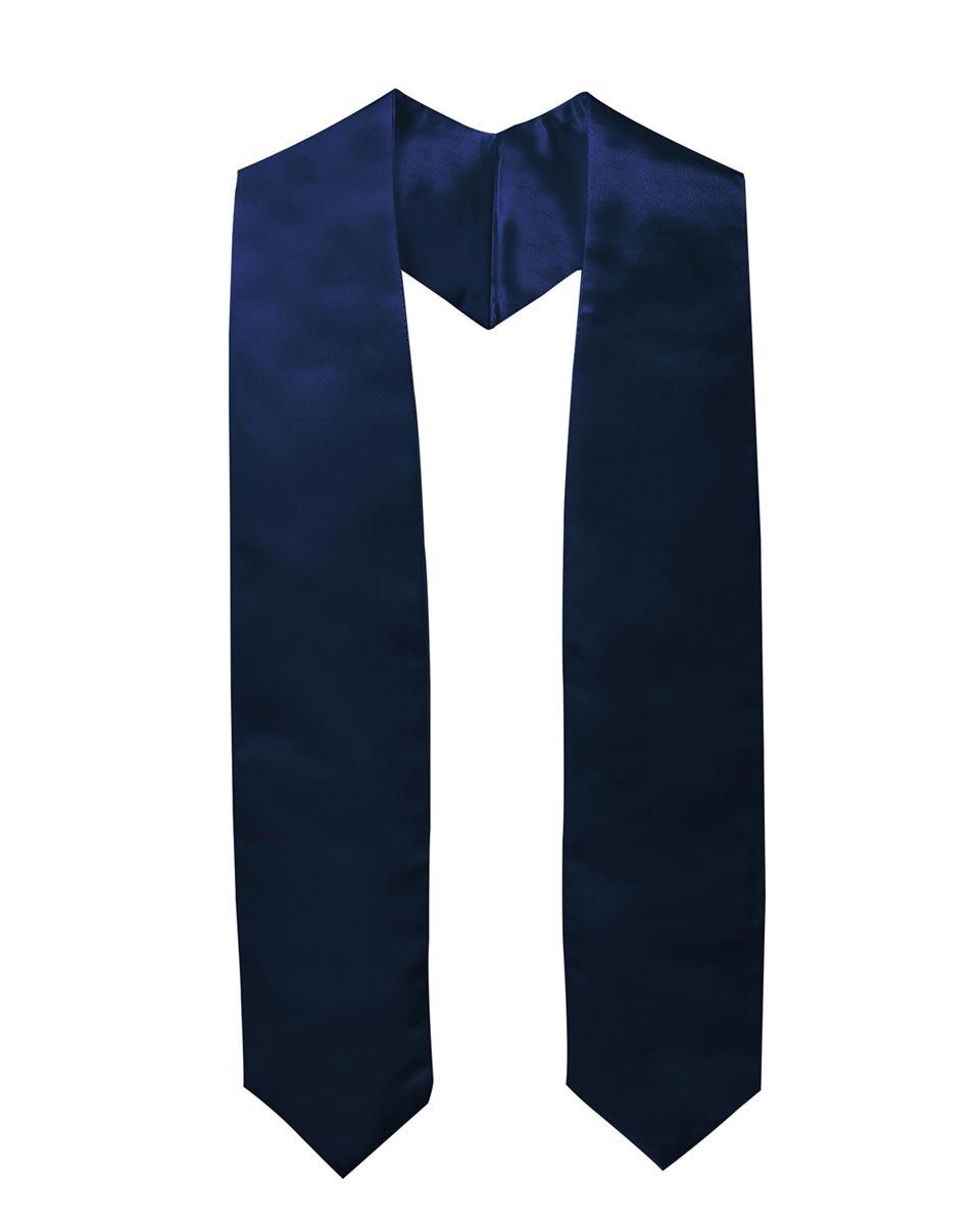 Plain Graduation Stole (Youth) - 15 Colors Available - Graduation Gown 