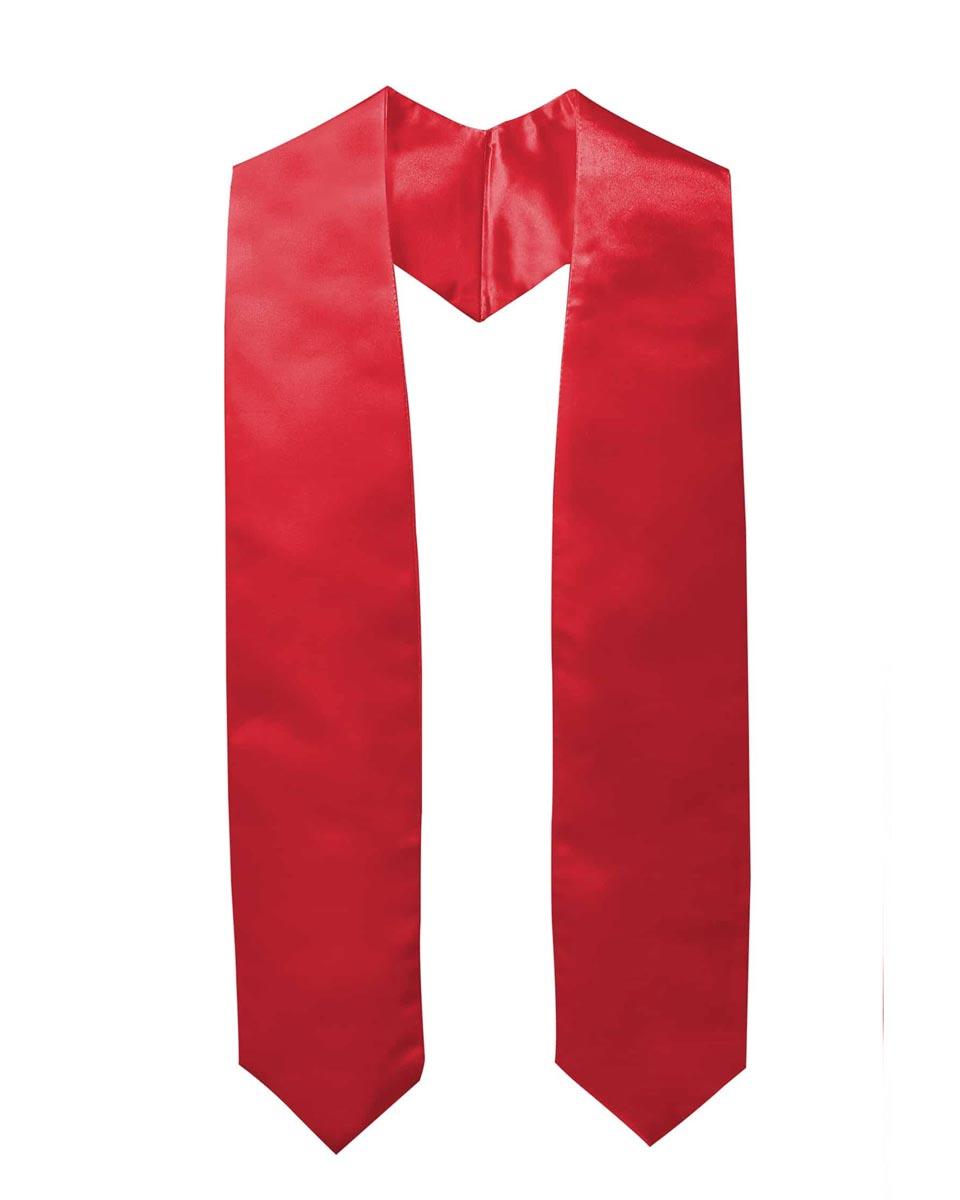 Plain Graduation Stole (Youth) - 15 Colors Available - Graduation Gown 