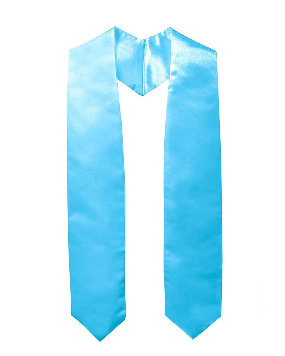 Plain Graduation Stole (Youth) - 15 Colors Available - Graduation Gown 