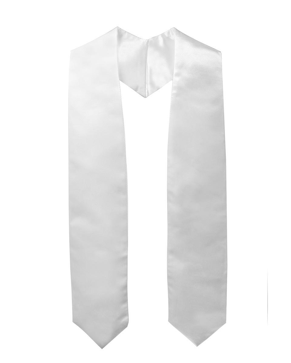 Plain Graduation Stole (Youth) - 15 Colors Available - Graduation Gown 