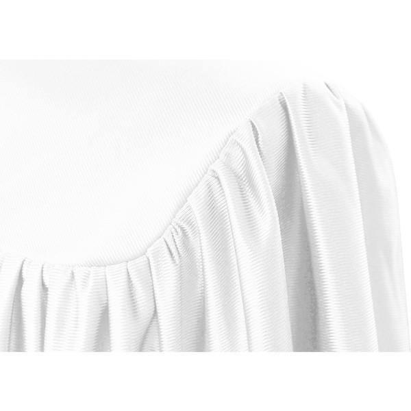 Shiny White Kindergarten/Preschool Gown - Graduation Gown 