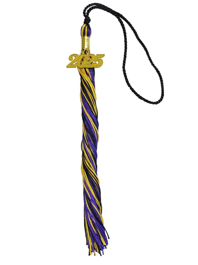 Triple Color Graduation Tassel - Graduation Gown 