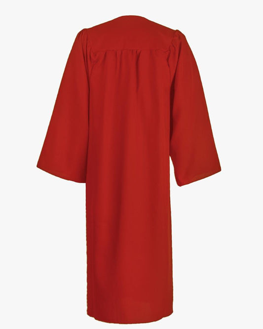 High School Premium Matte Graduation Gown Only - Red TEST - Graduation Gown 