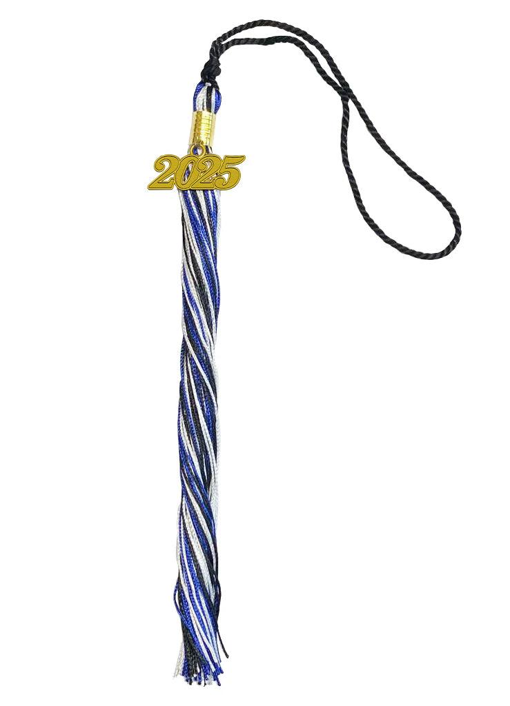 Triple Color Graduation Tassel - Graduation Gown 