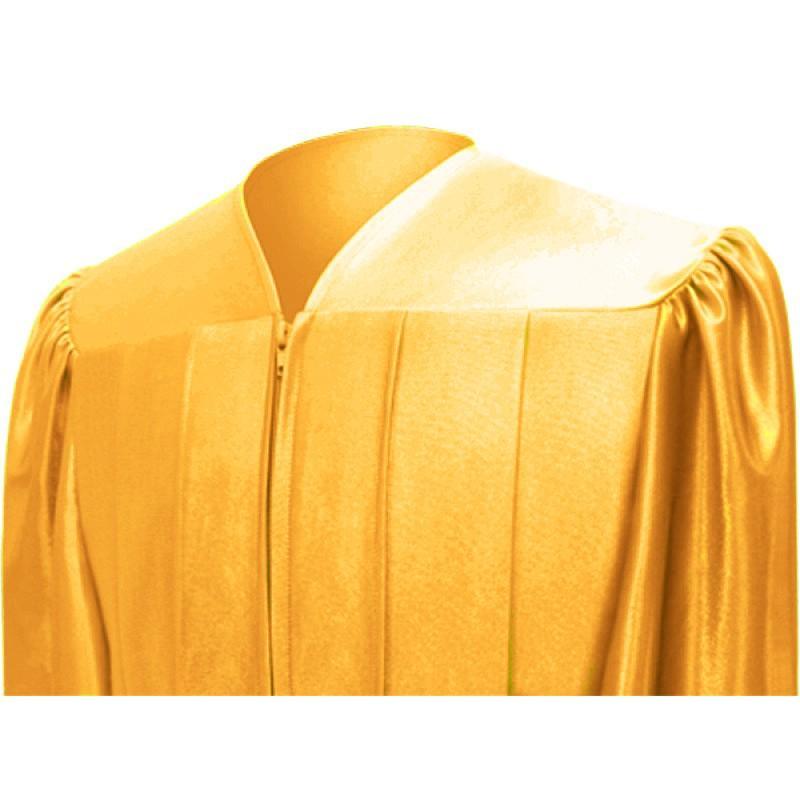 Shiny Antique Gold Elementary Gown - Graduation Gown 