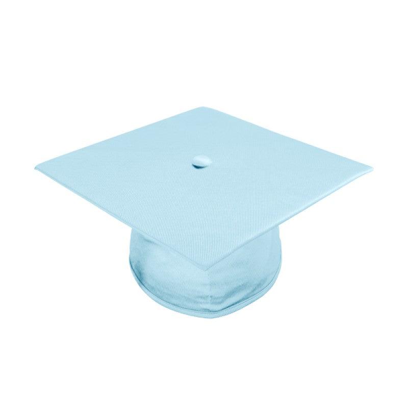 Shiny Light Blue Bachelors Cap & Gown - Graduation Gown 