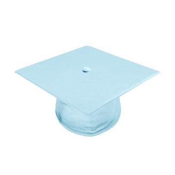 Shiny Light Blue Kindergarten/Preschool Cap - Graduation Gown 