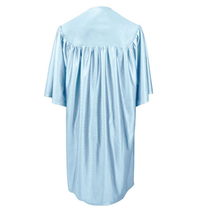 Shiny Light Blue Kindergarten/Preschool Cap & Gown - Graduation Gown 