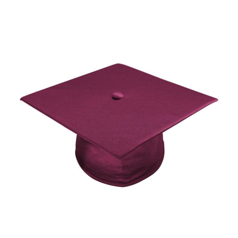 Shiny Maroon Bachelors Academic Cap & Gown - Graduation Gown 