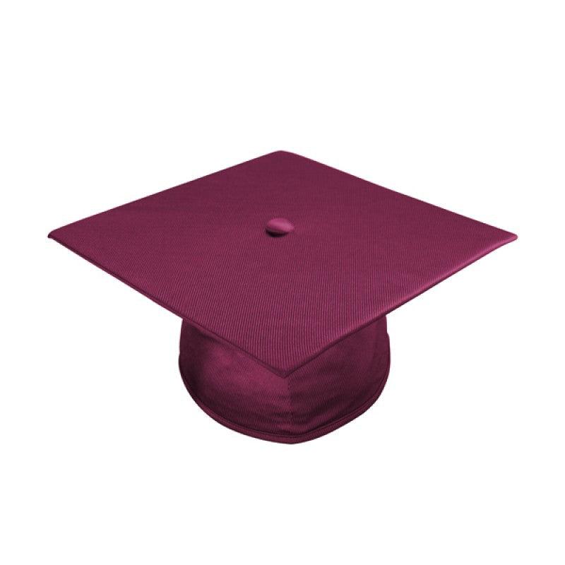 Shiny Maroon Junior High/Middle School Cap & Gown - Graduation Gown 