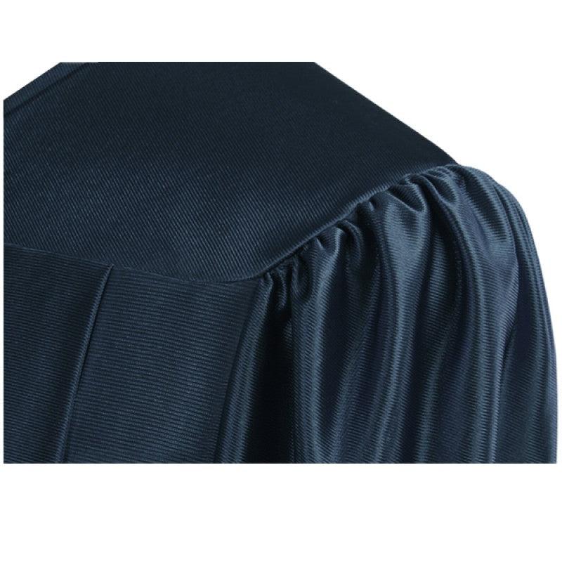 Shiny Navy Blue Elementary Cap & Gown - Graduation Gown 