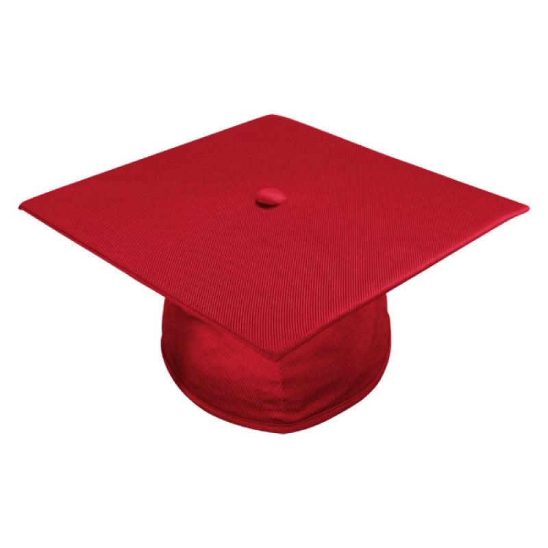 Shiny Red Bachelors Academic Cap & Gown - Graduation Gown 