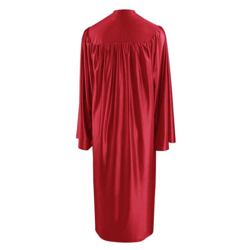 Shiny Red Junior High/Middle School Cap & Gown - Graduation Gown 