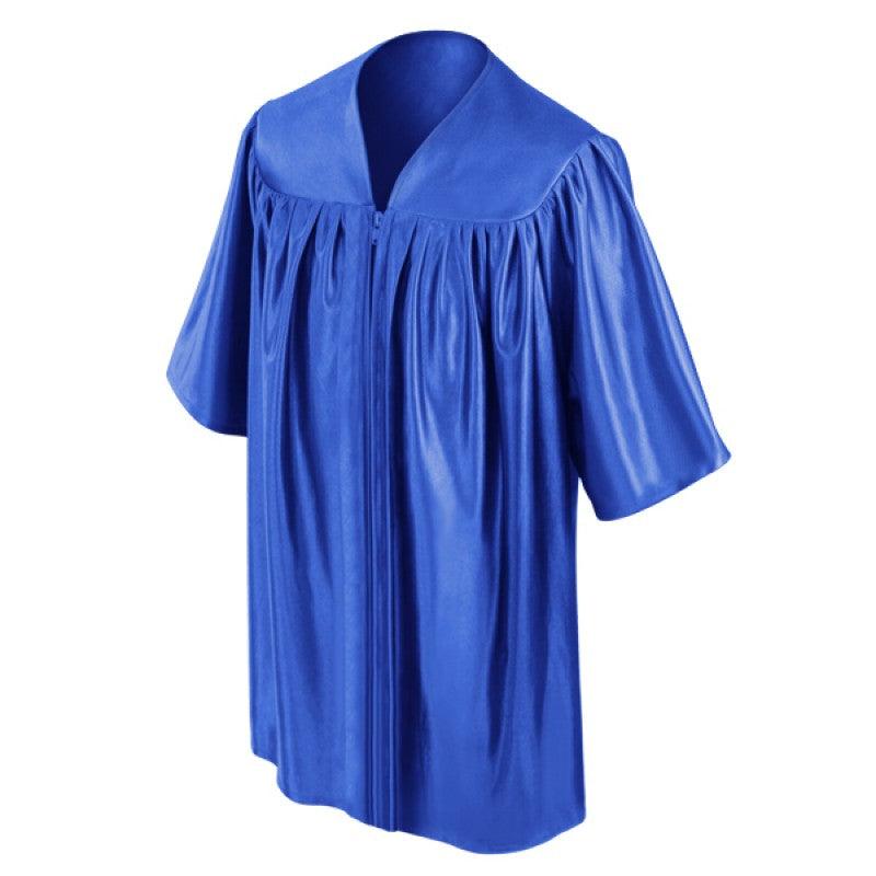 Shiny Royal Blue Kindergarten/Preschool Gown - Graduation Gown 
