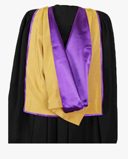 Custom Cambridge UK British Style Academic Hood - Graduation Gown 