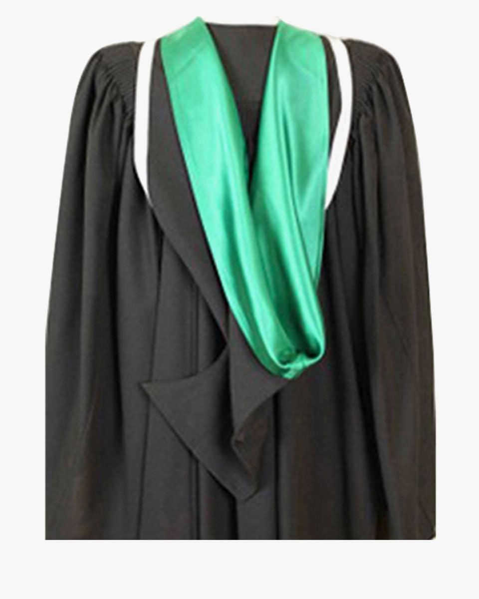 Custom UK British Oxford Style Academic Hood - Graduation Gown 