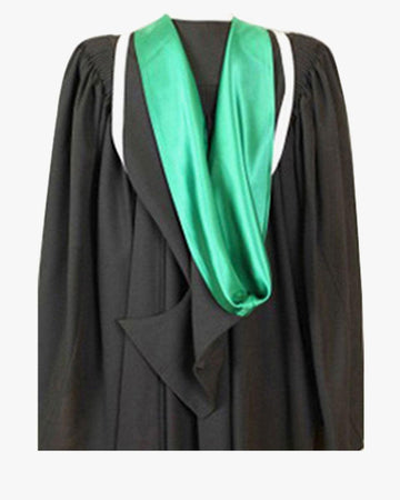 Custom UK British Oxford Style Academic Hood - Graduation Gown 