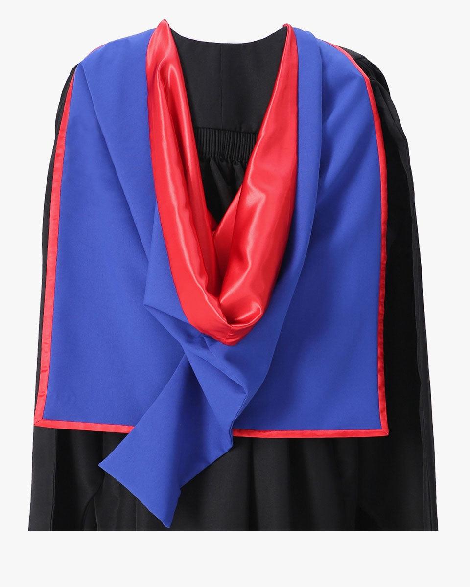 Custom UK British Style Graduation Academic Hood - Graduation Gown 